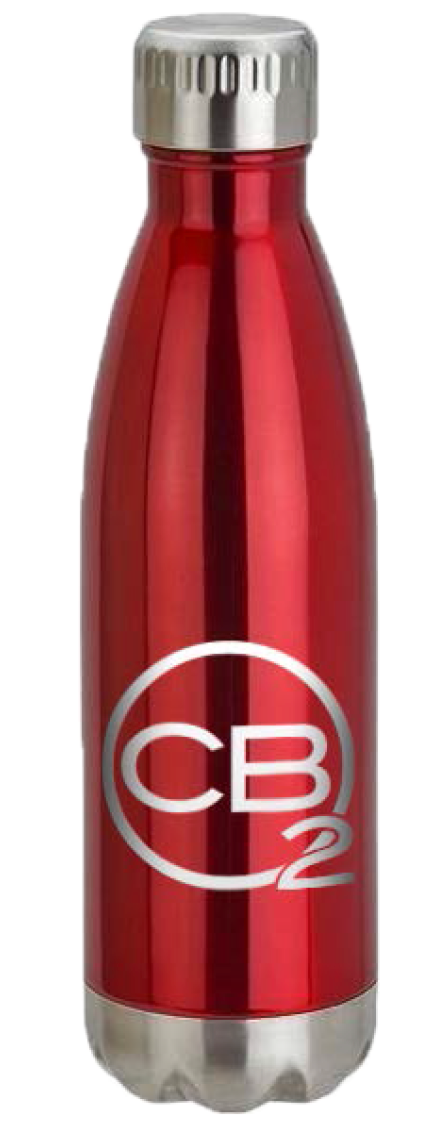 Cherry BO2MB® Stainless Steel Vacuum Bottle Bright Red 17 fl. oz.