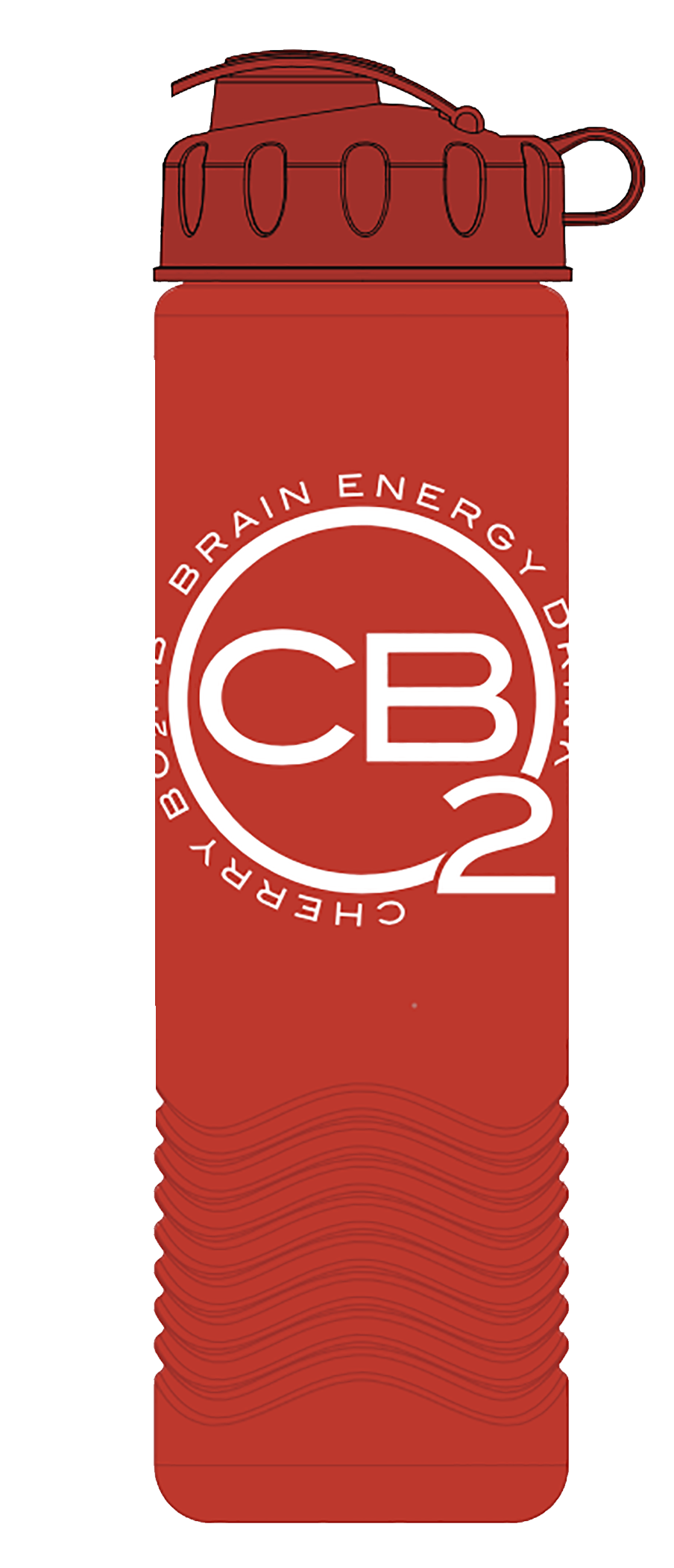 Cherry Bo2MB® Shaker Bottle 24 oz. Red
